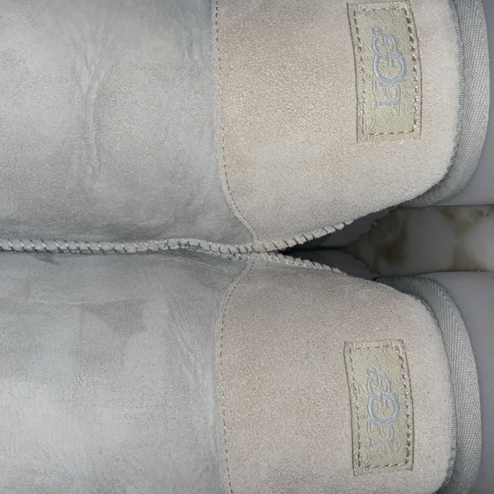 UGG Limited Edition "Azalea" Charm Boots-Light Mint/Gray/Cream - Picture 6 of 16